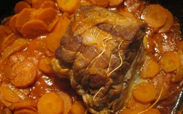 Recette de rôti de porc aux carottes