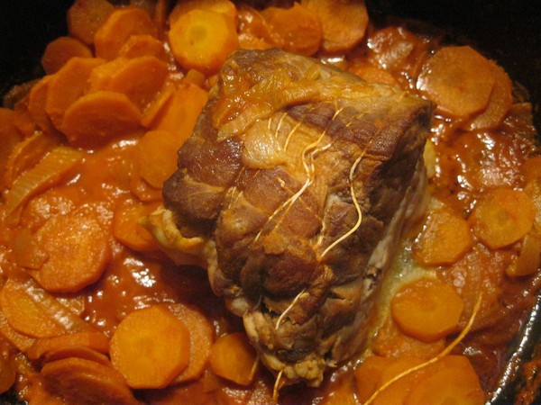 Recette de rôti de porc aux carottes