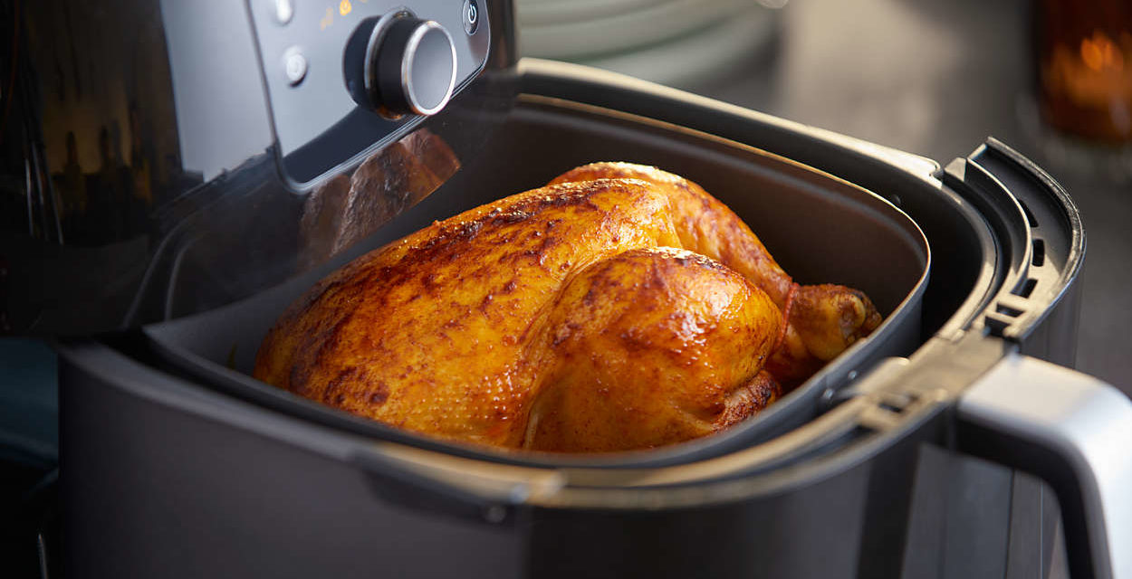 Poulet rôti à l’Actifry (friteuse sans huile)