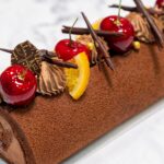Recette de bûche de Noël à la fraise au robot culinaire
