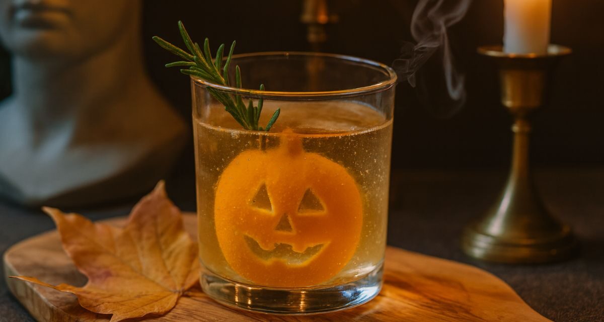 Pour Halloween, essayez cette boisson pétillante à la citrouille au rendu visuel bluffant