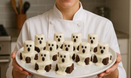 Halloween : voici la recette la plus mignonne (et fondante) de brownies fantômes que vous verrez cette année