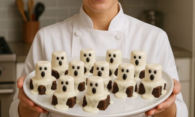 Halloween : voici la recette la plus mignonne (et fondante) de brownies fantômes que vous verrez cette année